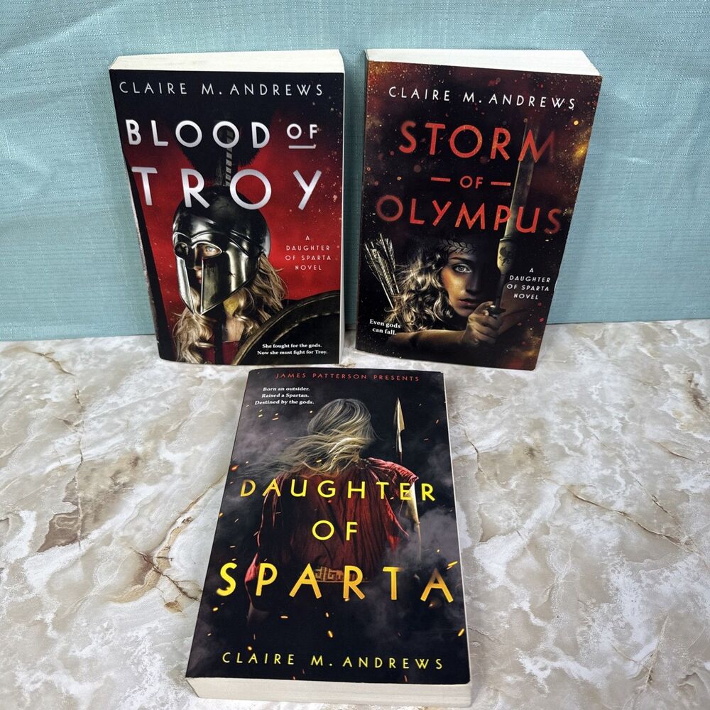 YA Greek Mythology Books 1-3: Daughter of Sparta/Blood of Troy/Storm Of Olympus